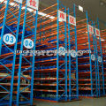 Jracking very narrow asile shelving and pallet racking